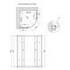 Душова кабіна Lidz Latwa SC90x90.SAT.HIGH.GR, скло тоноване 4 мм без піддона SD00047613 фото 2