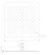 Верхний душ Omnires Ultra Slimline chrome 40x40 cm (WGU240CR) WGU240CR фото 2