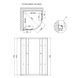 Душова кабіна Lidz Latwa SC90x90.SAT.MID.GR, скло тоноване 4 мм без піддона SD00047614 фото 2