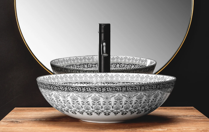 Умивальник (раковина) REA ARTE DARK GREY накладний REA-U8002 фото