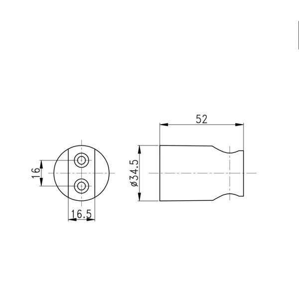 Тримач для ручного душу Qtap Spojeni округлий QTCRMA030 Chrome (Porter) SD00035715 фото