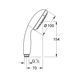 Лейка для ручного душа Grohe New Tempesta 100 26161001 26161001 фото 2