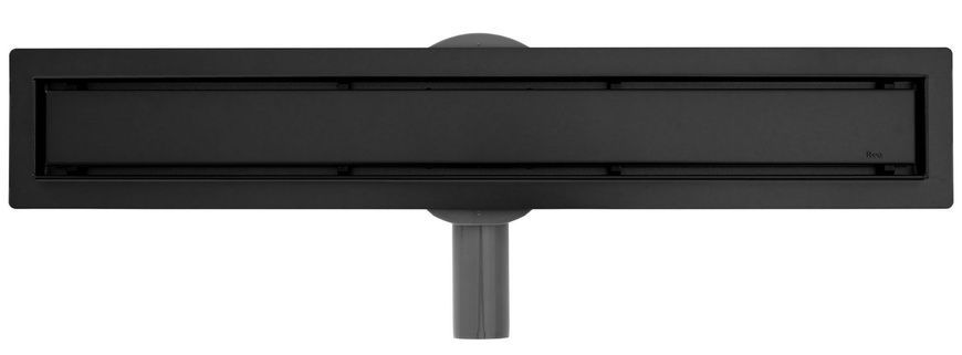 Трап для душу REA NEO PRO BLACK 2в1 чорний 80 см REA-G8907 фото