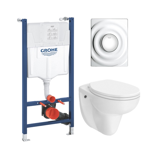 Комплект інсталяції з унітазом 4в1 Grohe Solido Surf UA38971574A UA38971574A фото