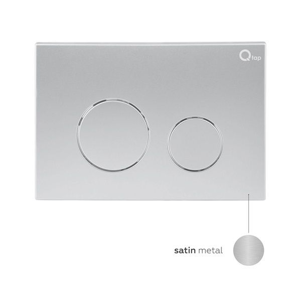 Комплект: Qtap Tern унитаз подвесной QT1733052ERW + Nest комплект инсталляции 4в1 (круглая клавиша Satin) QT0133M425 + QT0111M11111SAT SD00043021 фото
