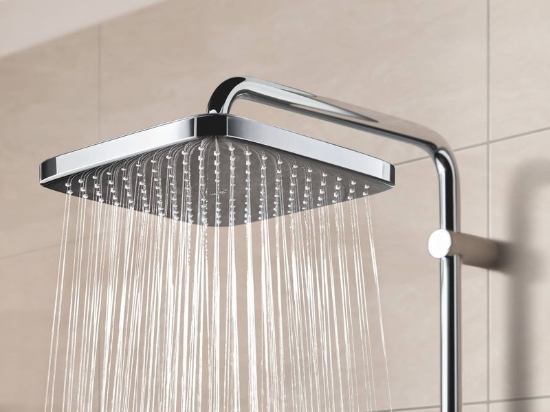 Душевая система наружного монтажа с термостатом Grohe UA202904TR, Хром UA202904TR фото