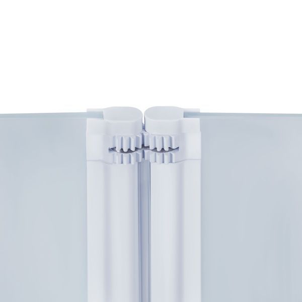 Шторка для ванни GEMINI WHI40114RP6, скло 6мм Pear, 100x140, складна "гармошка" QT SD00045278 фото