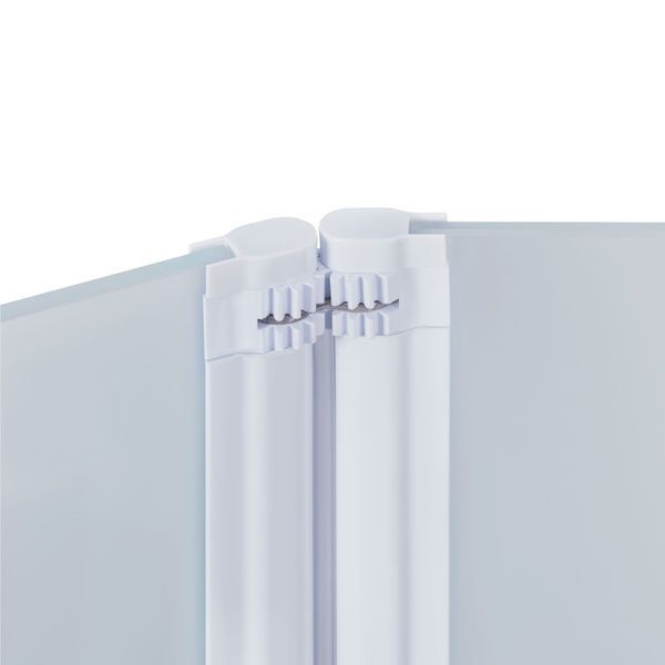Шторка для ванни GEMINI WHI40114RP6, скло 6мм Pear, 100x140, складна "гармошка" QT SD00045278 фото