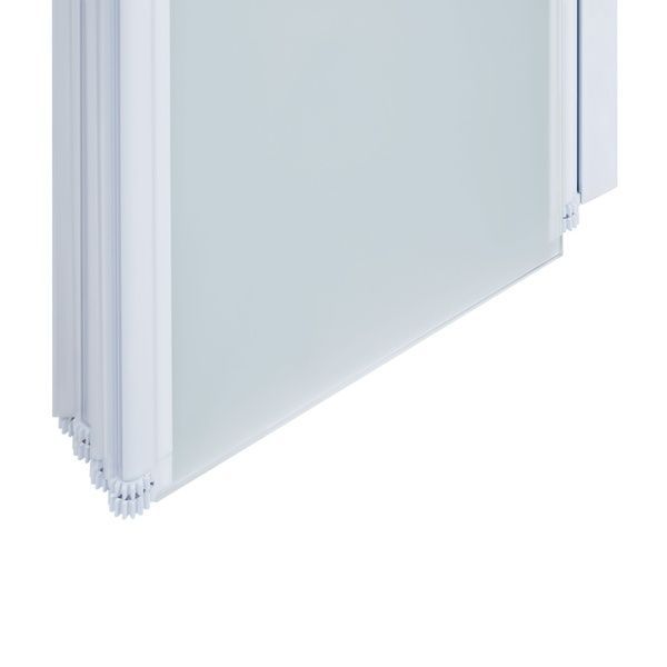 Шторка для ванни GEMINI WHI40114RP6, скло 6мм Pear, 100x140, складна "гармошка" QT SD00045278 фото