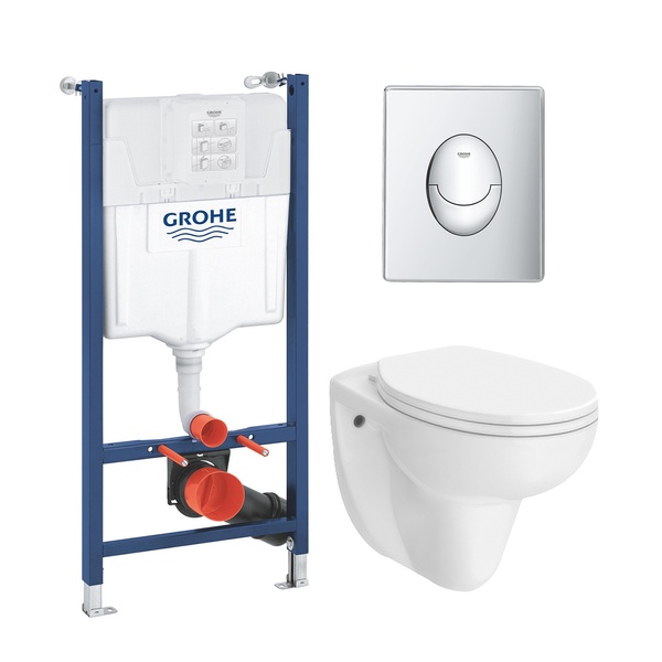 Комплект інсталяції з унітазом 4в1 Grohe Solido Start UA38971964A UA38971964A фото