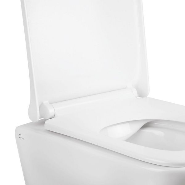 Комплект: Qtap Tern унитаз подвесной QT1733052ERW + Nest комплект инсталляции 4в1 (круглая клавиша Chrome) QT0133M425 + QT0111M11112CRM SD00043022 фото