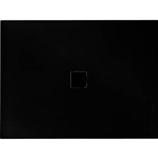 Поддон прямоугольный NOX Ultraslim 120x80x3.5 чорный, чорный слив BMN120-80-CC фото
