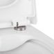 Комплект: Qtap Tern унитаз подвесной QT1733052ERW + Nest комплект инсталляции 4в1 (круглая клавиша Chrome) QT0133M425 + QT0111M11112CRM SD00043022 фото 2