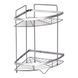 Lidz Oreo 0605 Полиця кутова 2 ярусна Chrome (121) SD00038585 фото 1