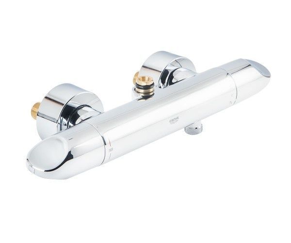 Душевая система наружного монтажа с термостатом Grohe 27472000, Хром 27472000 фото