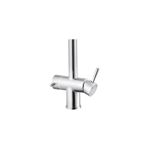 Змішувач для кухні з підключенням до фільтра Kroner KRP Edelstahl Klassisch - ESG03815GRA CV027934 фото