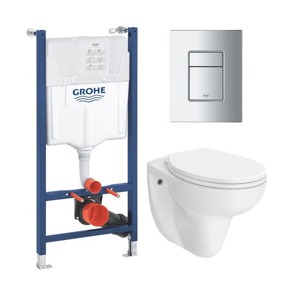 Комплект инсталляции с унитазом 4в1 Grohe Solido Even UA38971966A UA38971966A фото