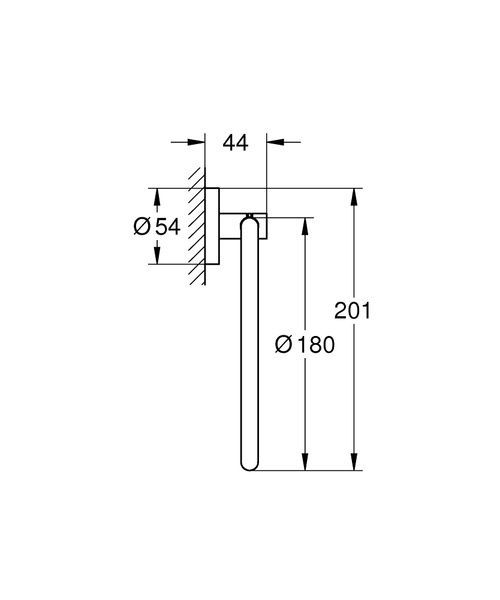 Кільце для рушників Grohe QuickFix Start 41174DC0 41174DC0 фото