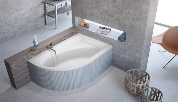 Ванна RADAWAY Mistra 170x110P с ножками + сифон R135L WA1-07-170x110PS фото