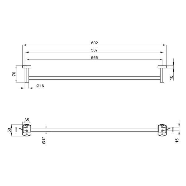 Аксесуар Liberty BLM 1124 тримач для рушника QT SD00040030 фото