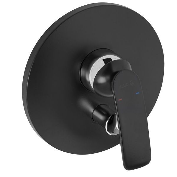 526508775 Balance matt black Зовнішня частина змішувача д/ванни 526508775 фото