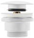 Донний клапан для умивальника REA KLIK-KLAK WHITE білий REA-A2361 фото 1