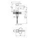 QT Grand CRM 001F Смеситель на умывальник (k.35) SD00039600 фото 2