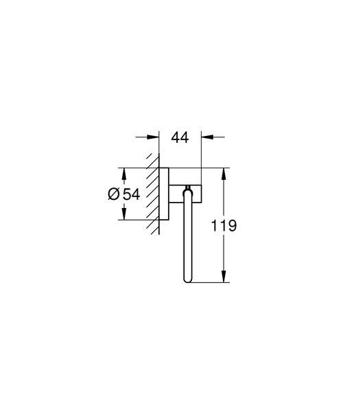 Держатель туалетной бумаги Grohe QuickFix Start 41200DC0 41200DC0 фото