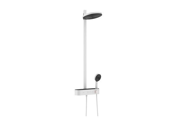 Душевая система наружного монтажа с термостатом Hansgrohe 24241700, Білий 24241700 фото