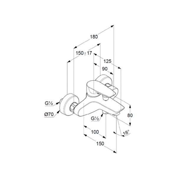 346810575 PureSolid смеситель д/ванны 346810575 фото