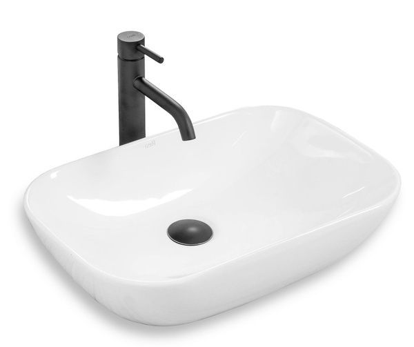 Умивальник (раковина) REA CLAUDIA 9447 WHITE накладний білий REA-U6644 фото