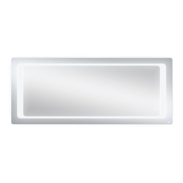 Дзеркало Leo настінне прямокутне, LED кнопковий вимикач, 1200х500 мм Qtap SD00046090 фото