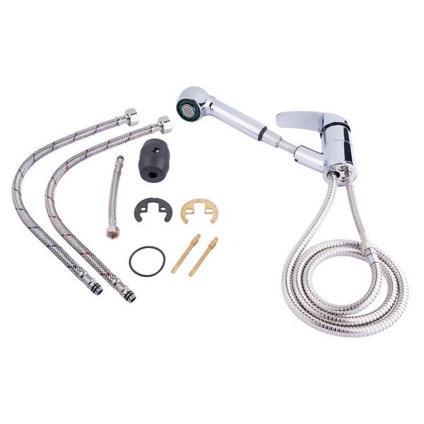 Lidz Mars 011 Смеситель для кухни с выдвижным изливом (k40) Chrome (81) SD00040963 фото