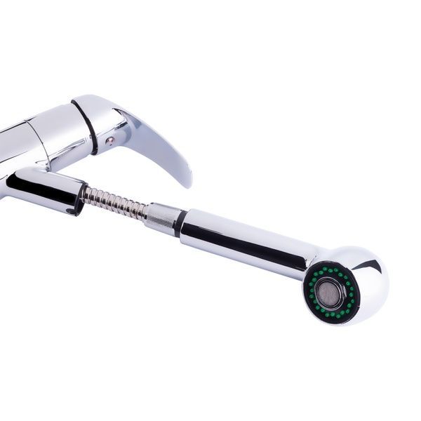 Lidz Mars 011 Смеситель для кухни с выдвижным изливом (k40) Chrome (81) SD00040963 фото