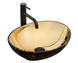 Умывальник (раковина) REA SOFIA IN MARBLE MAT BLACK GOLD накладной REA-U8011 фото 1