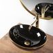 Умывальник (раковина) REA SOFIA BLACK GOLD EDGE накладной черный REA-U3695 фото 3