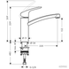 Смеситель для кухни Hansgrohe 31806000 Focus E2 31806000 фото 4
