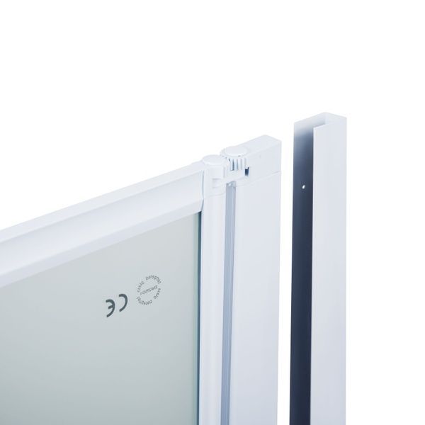 Шторка для ванни GEMINI WHI401314RP4, скло 4мм Pear, 130x140, складна "гармошка" QT SD00045283 фото