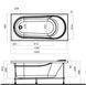 Ванна акриловая Joy 150х70 см AM.PM Joy W95A-150-070W-A W95A-150-070W-A фото 6
