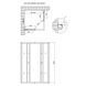 Душова кабіна Lidz Wawel SC90x90.SAT.LOW.GR, скло тоноване 4 мм без піддона SD00047623 фото 2
