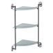 Lidz Oreo 1003 Полиця кутова скляна 3 ярусна Chrome (114) SD00028279 фото 1