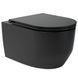 Devit ART 3.0 3030140B Подвесной безободковый унитаз с крышкой soft-close, Vortex Flush, черный мат 550984 фото 1
