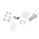 Шторка для ванни GEMINI WHI401314RP4, скло 4мм Pear, 130x140, складна "гармошка" QT SD00045283 фото 7