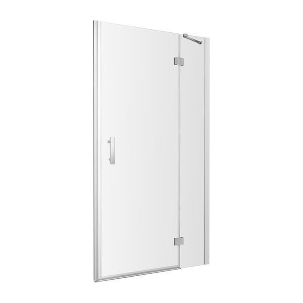 Душевые двери с стенкой Omnires Manhattan 100x195 см безопасное стекло chrome (ADC10X-ACRTR) ADC10X-ACRTR фото