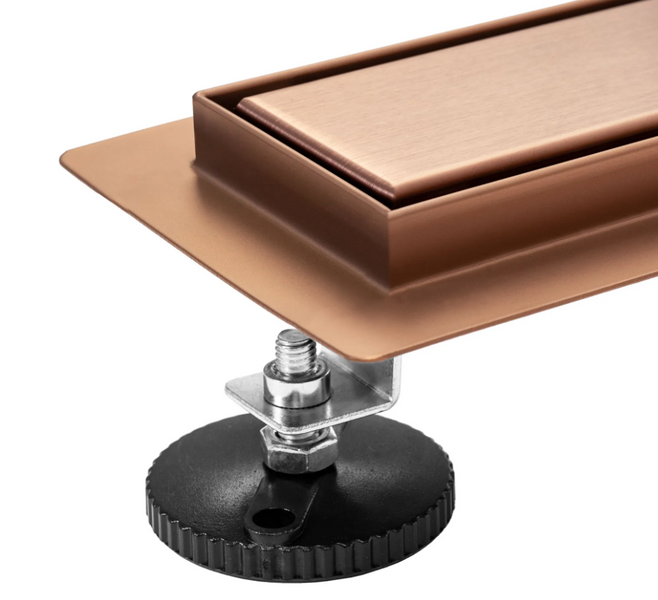 Трап для душа REA PURE NEO BRUSHED COPPER 70 см. REA-G8021 фото