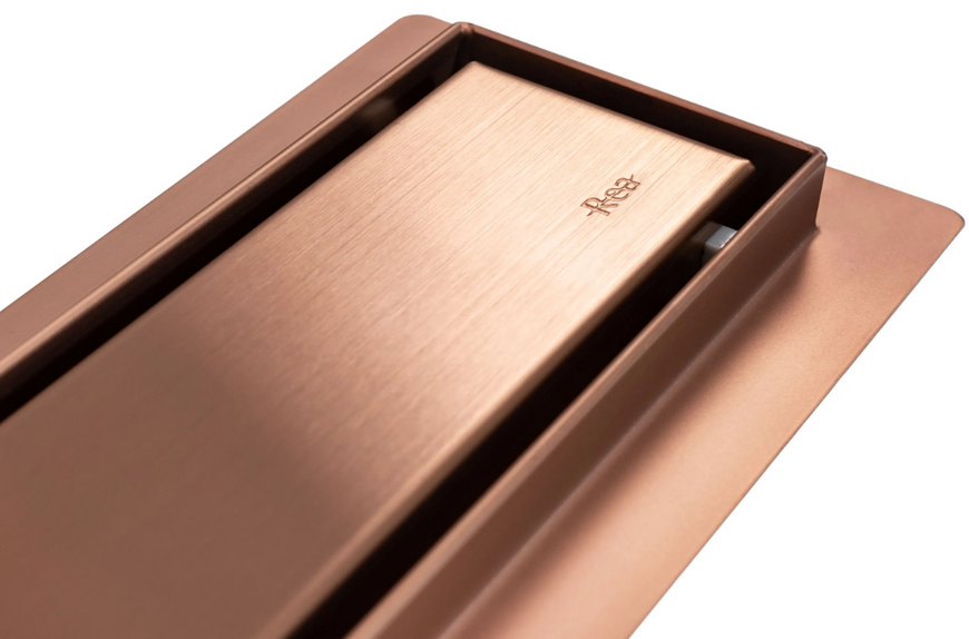 Трап для душа REA PURE NEO BRUSHED COPPER 70 см. REA-G8021 фото