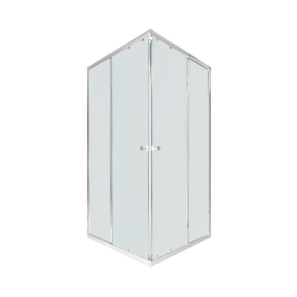 QT Душевая кабина PISCES CRM107-9SP5, квадрат, 75-90x75-90, стекло 5мм Pear, регул. профиль, раздвиж., без поддона SD00045270 фото
