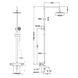 Душевая система наружного монтажа с термостатом Strohm Teka 84.148.02.00, Хром 84.148.02.00 фото 3