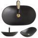 Умывальник (раковина) REA ROYAL 60 BLACK MAT накладной черный REA-U0442 фото 5