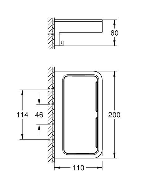 Поличка для ванної Grohe QuickFix Start Cube 41107000 41107000 фото